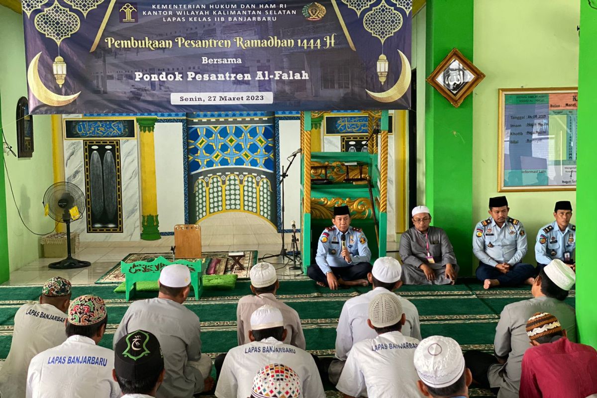 Ratusan WBP Lapas Banjarbaru ikuti pesantren Ramadhan