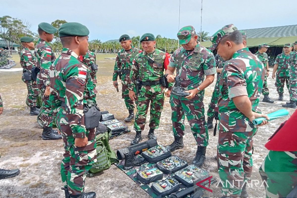 555 Prajurit Yonif Raider 631/Antang dikirim ke Papua