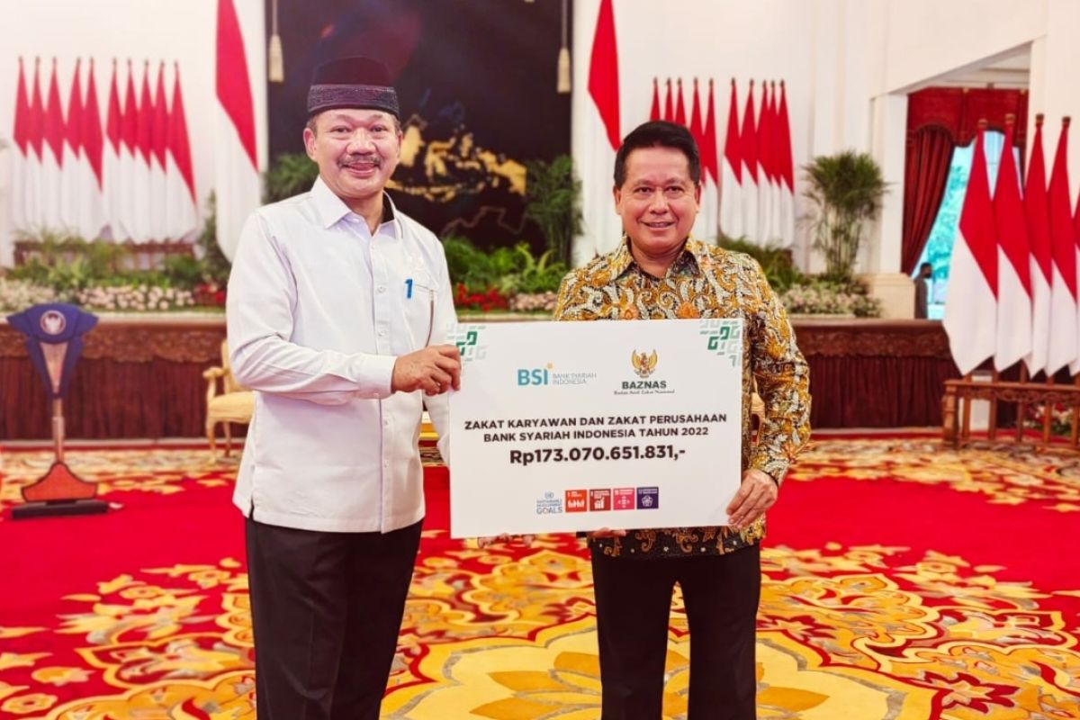 BSI menyalurkan zakat lebih dari Rp173 miliar