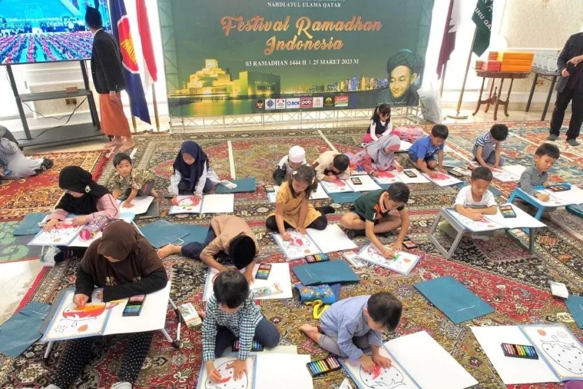Anak-anak Indonesia di Qatar ikuti lomba Festival Ramadhan