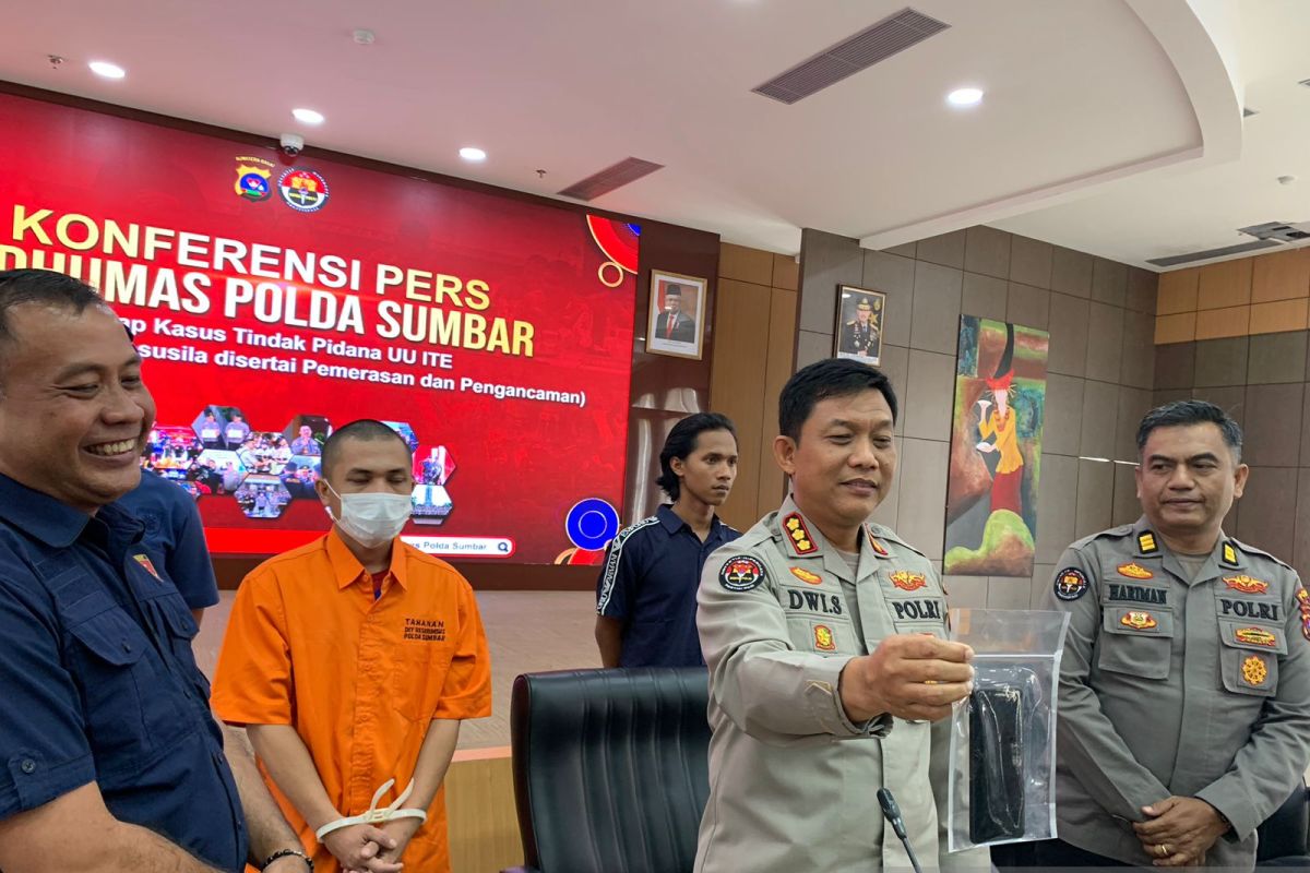 Polda Sumbar ringkus pria ancam kekasih sebar video asusila di Padang