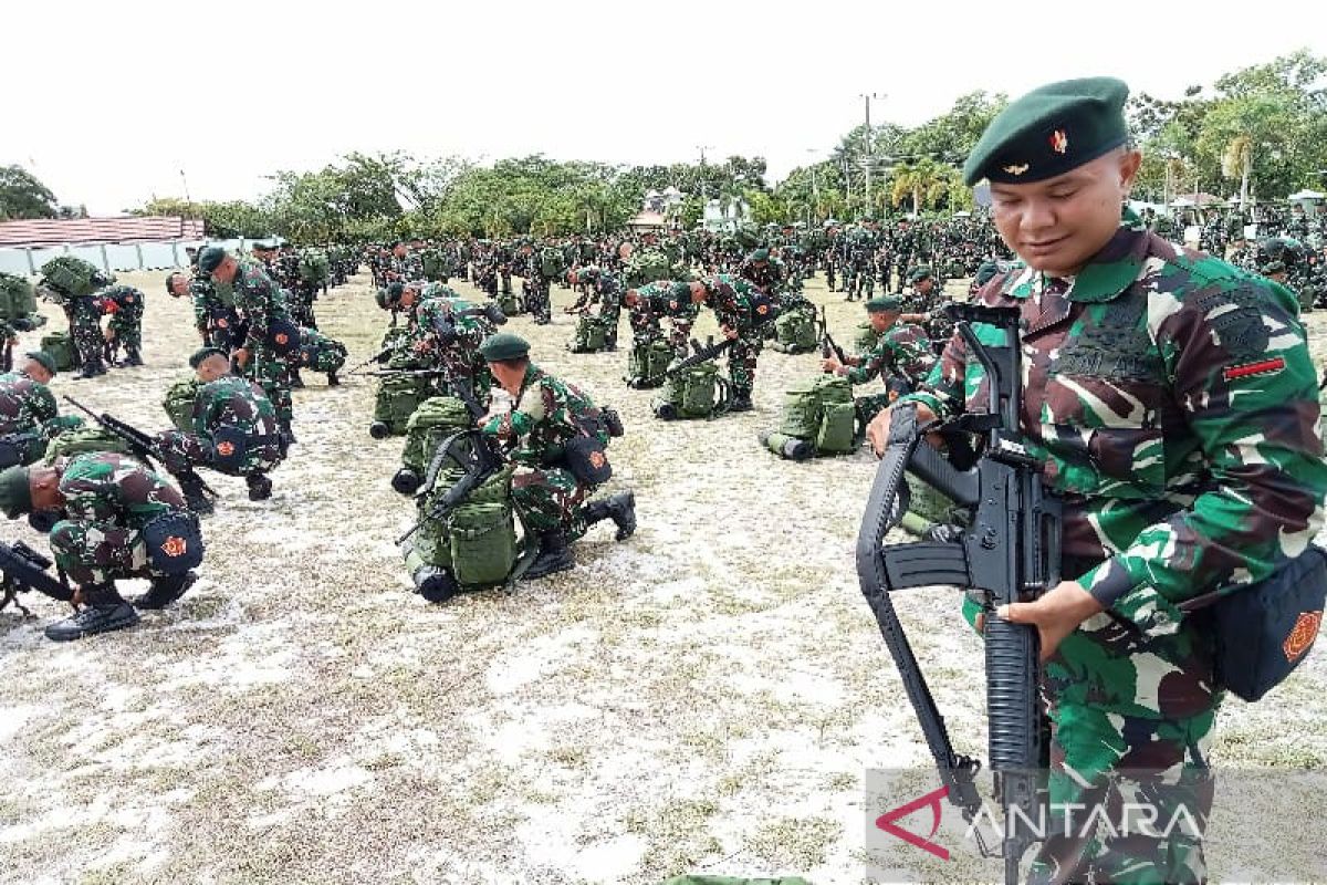 555 prajurit Yonif Raider 631/Antang dikirim ke Papua