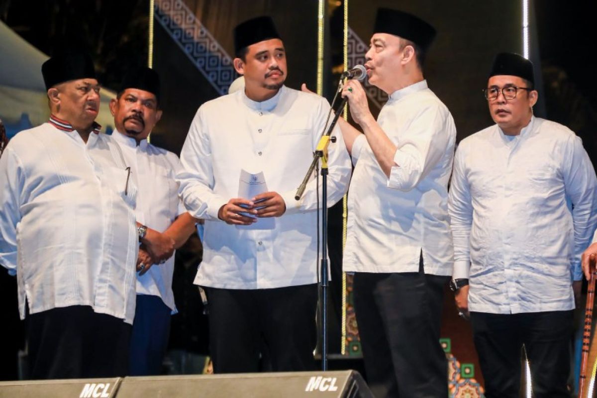 Dua mantan wali kota dan  satu gubernur hadir, Bobby buka Ramadhan Fair