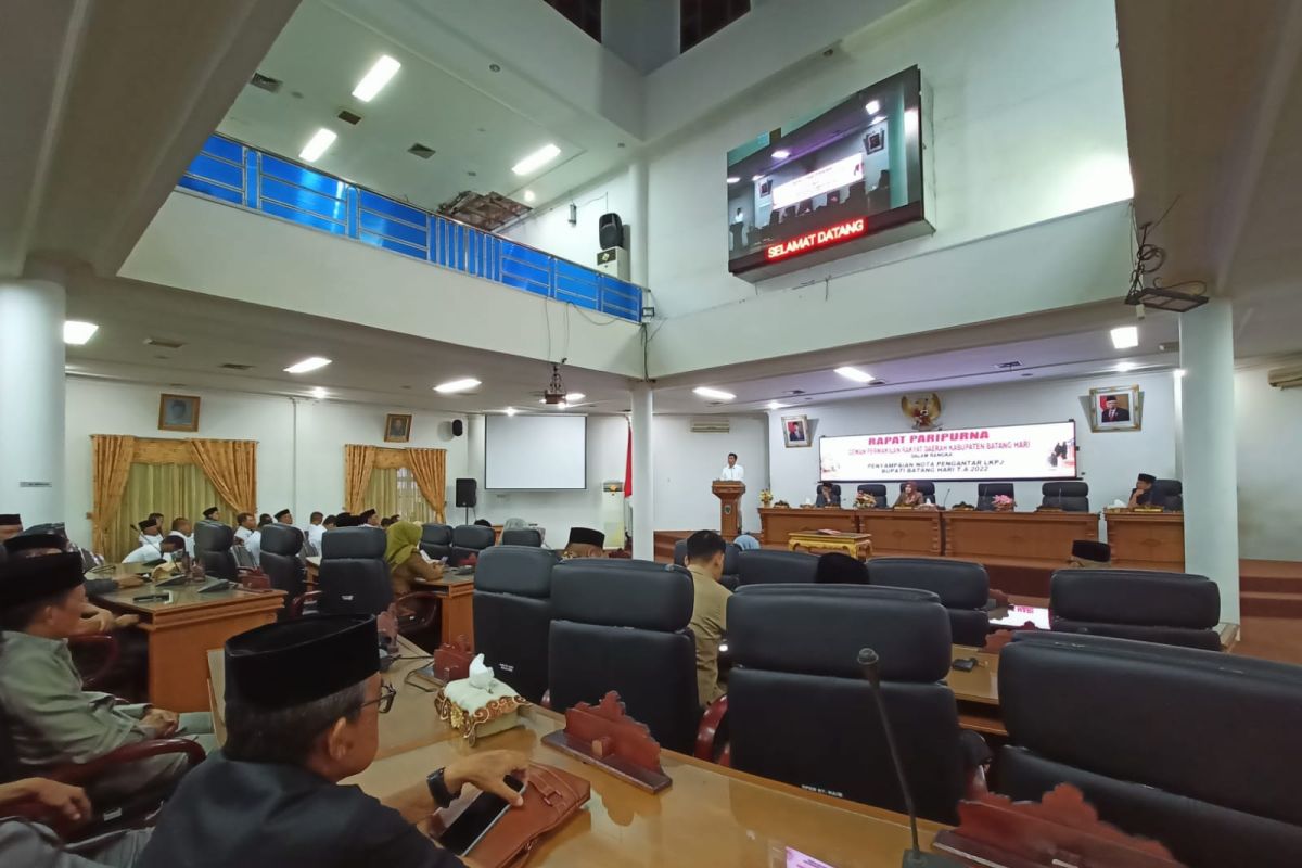DPRD Kabupaten Batanghari gelar rapat paripurna perdana tahun 2023