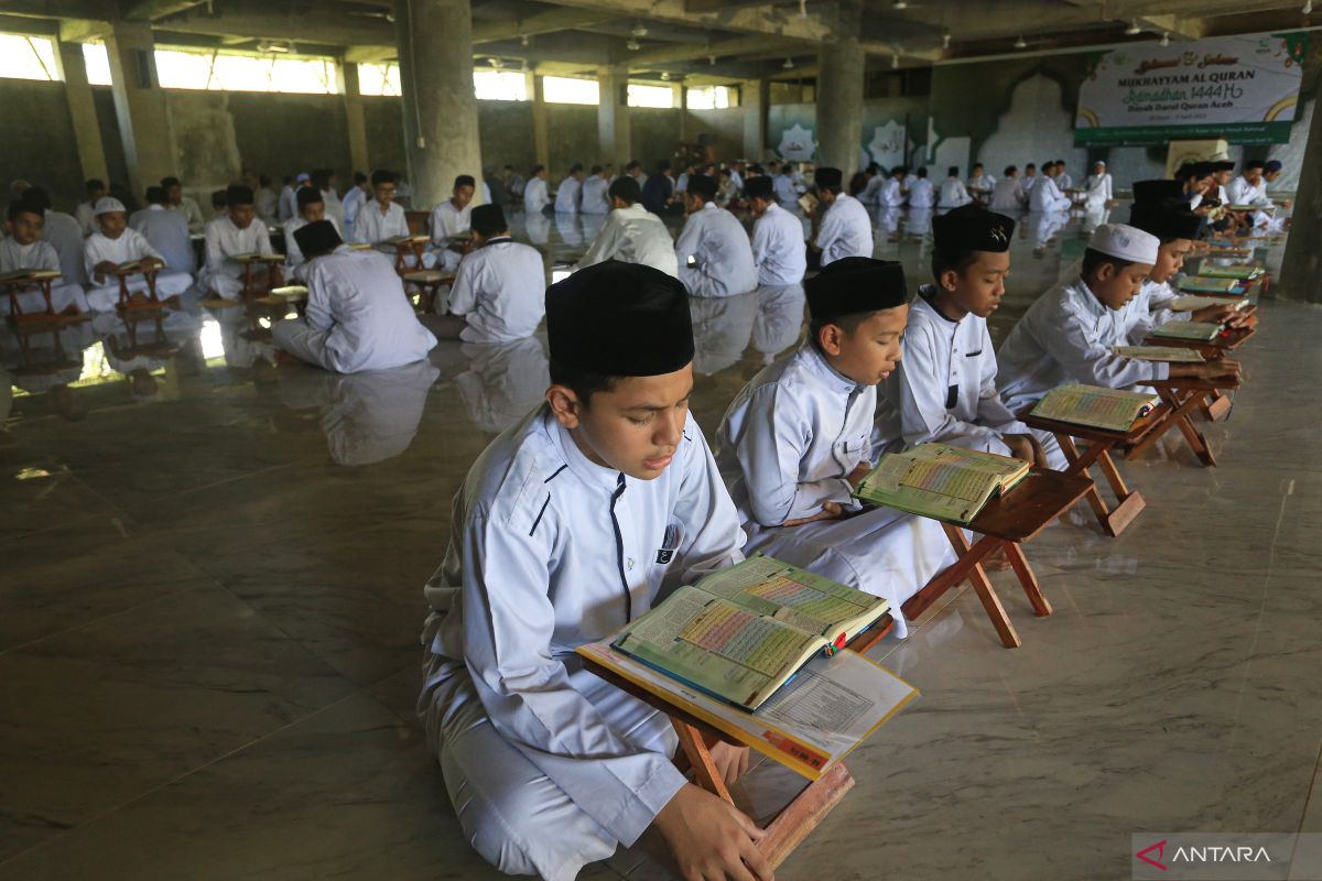 FOTO - Kemah Al Quran Saat Ramadhan di Aceh