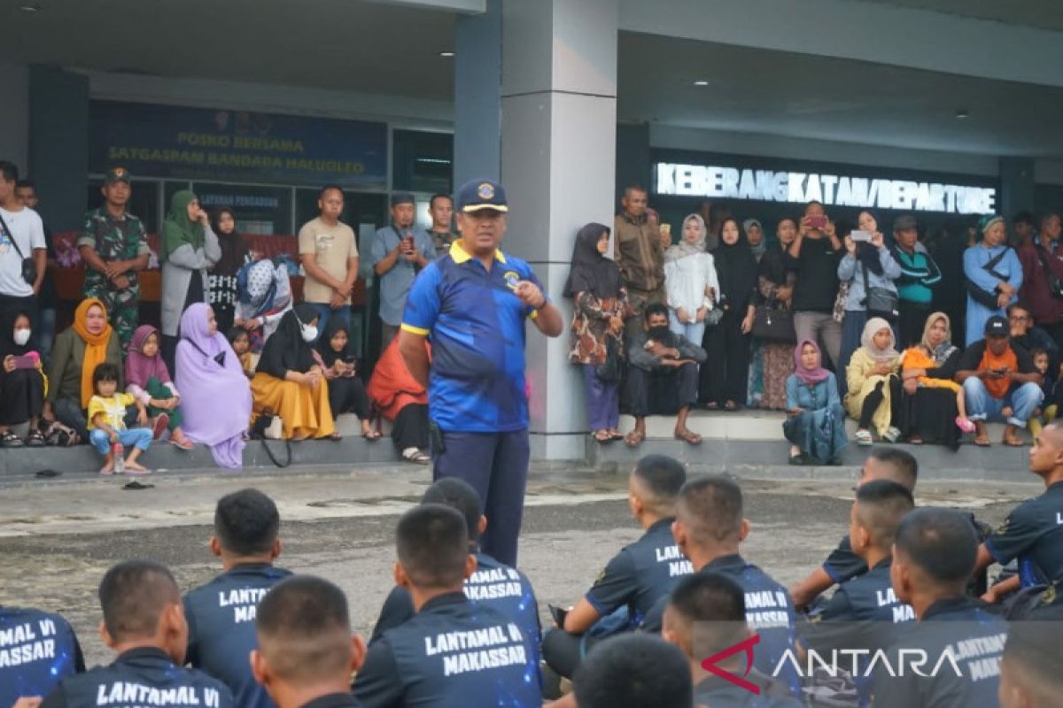 Lanal Kendari kirim 41 Casis Bintara TNI AL seleksi pantuhir di Malang