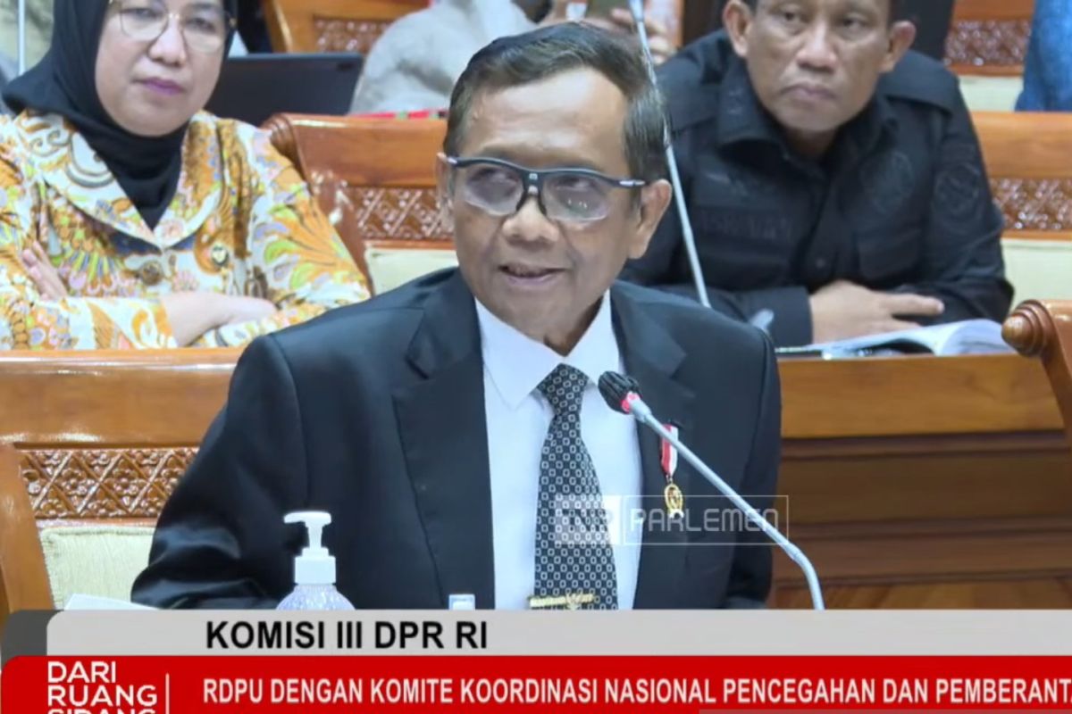 Mahfud sebut transaksi Rp349 triliun libatkan 491 entitas ASN Kemenkeu