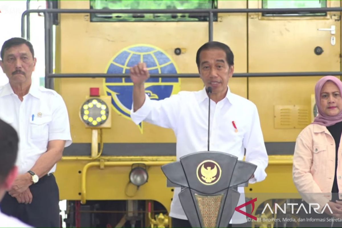 Presiden Jokowi nilai transportasi massal Jakarta terlambat dibangun 30 tahun
