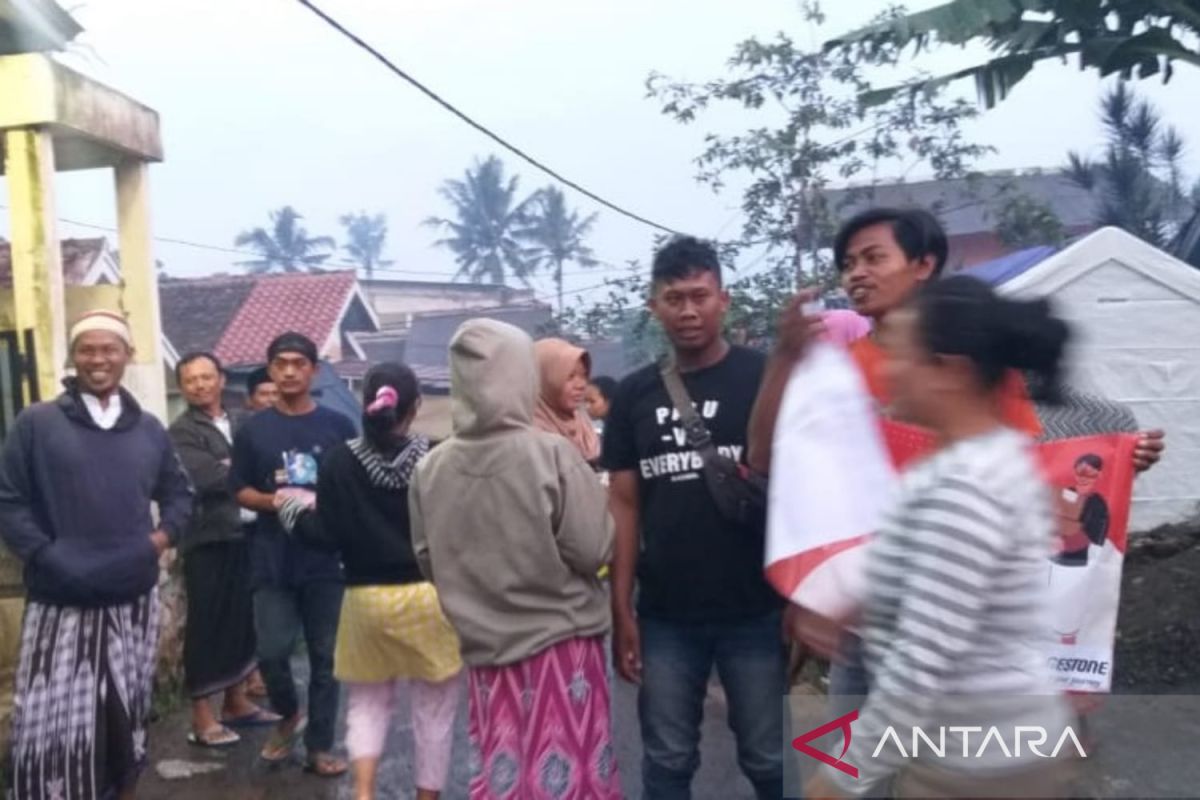 Warga Cianjur kembali merasakan gempa di saat hujan deras