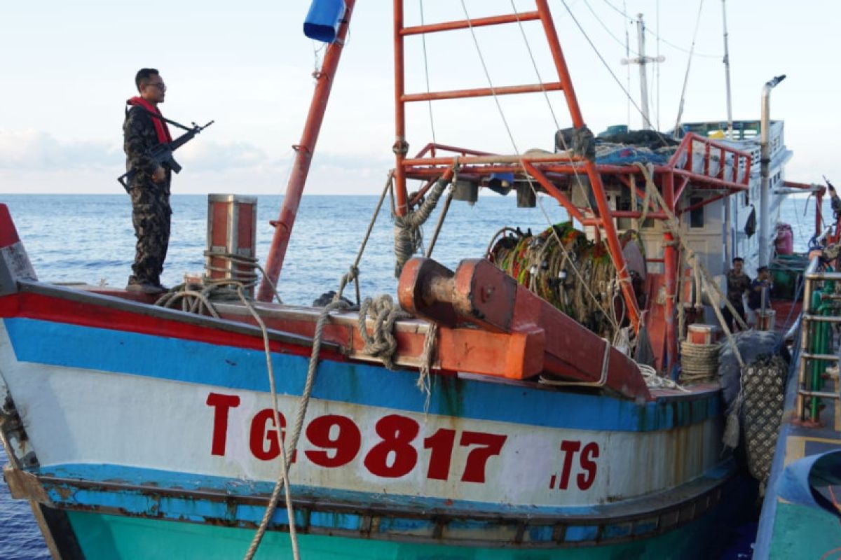 KKP tangkap kapal ikan berbendera Vietnam di Laut Natuna