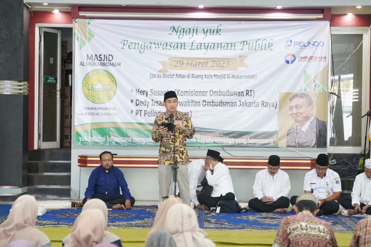 Masjid perkuat pengawasan pelayanan publik