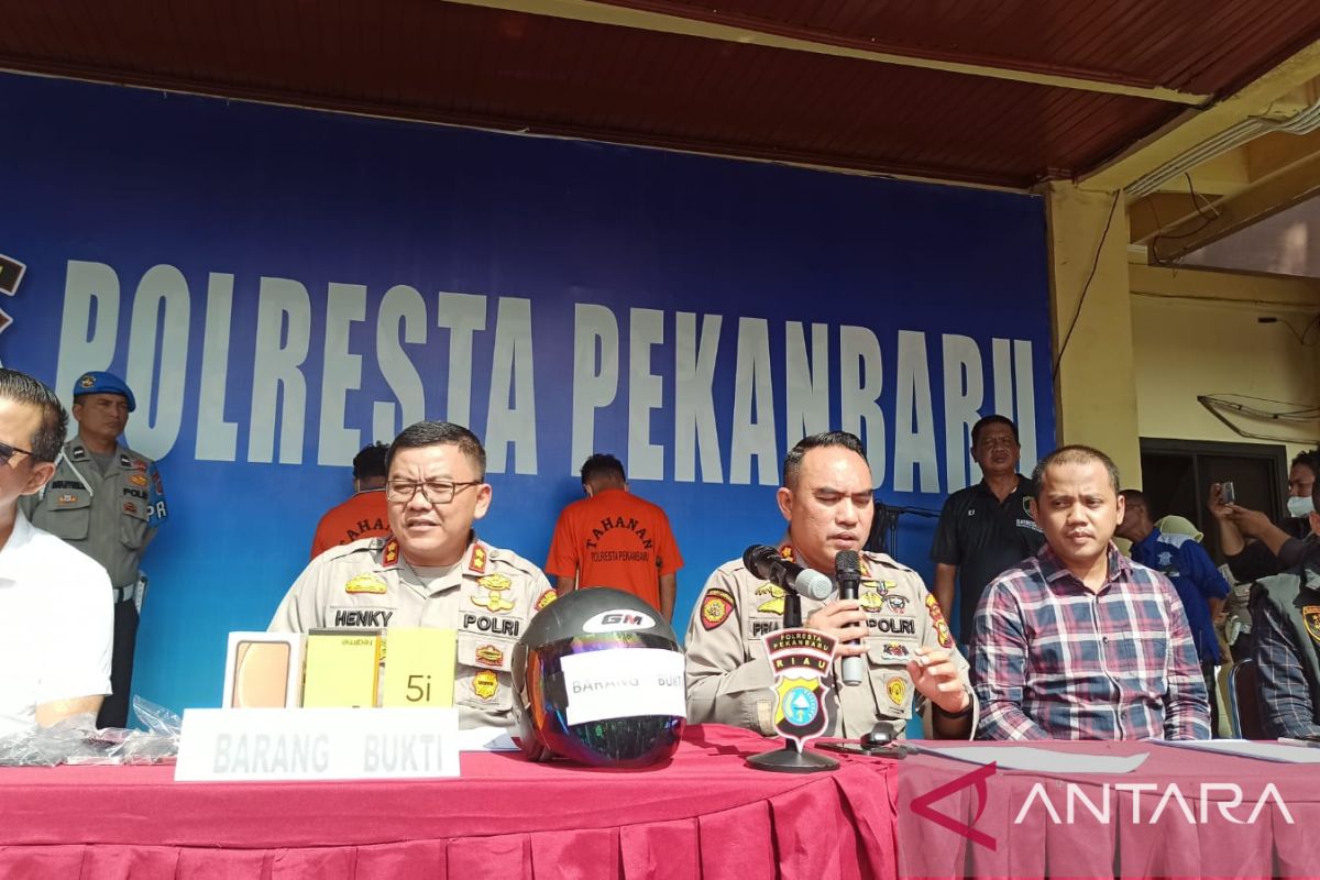 Jambret beraksi di 15 TKP diringkus polisi Pekanbaru