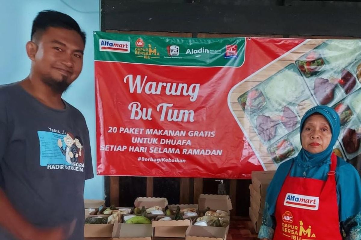 Gelar Warteg Gratis untuk duafa, Alfamart dan Heinz ABC bagikan 20.000 paket buka puasa