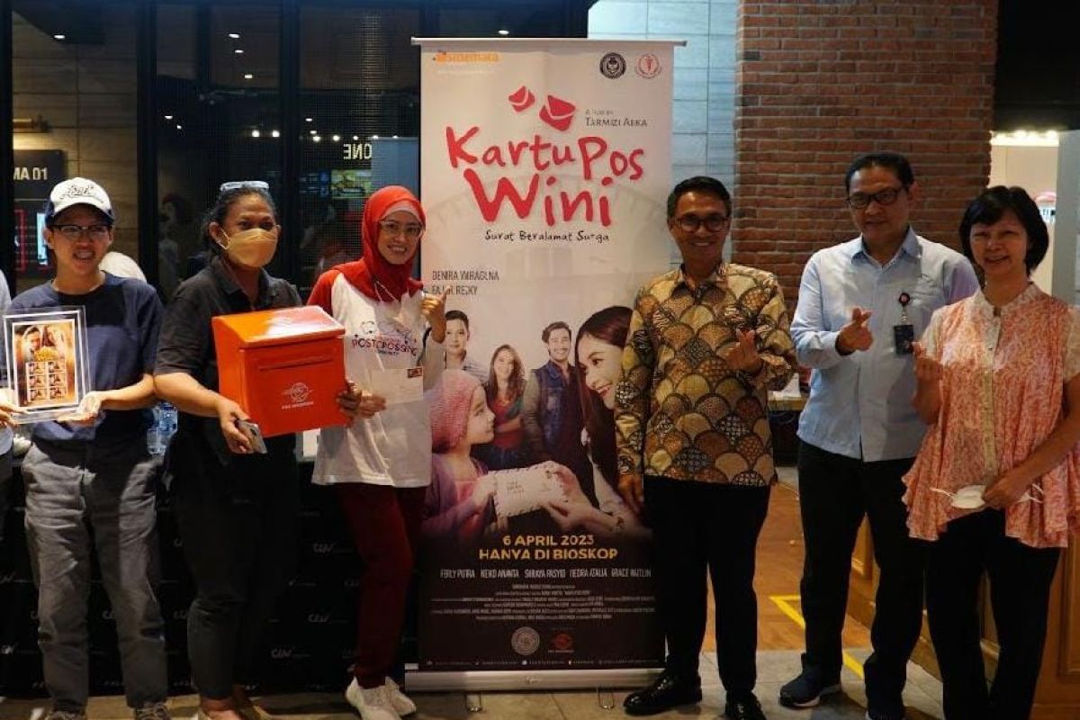 Pos Indonesia dukung film "Kartu Pos Wini: Surat Beralamat Surga"