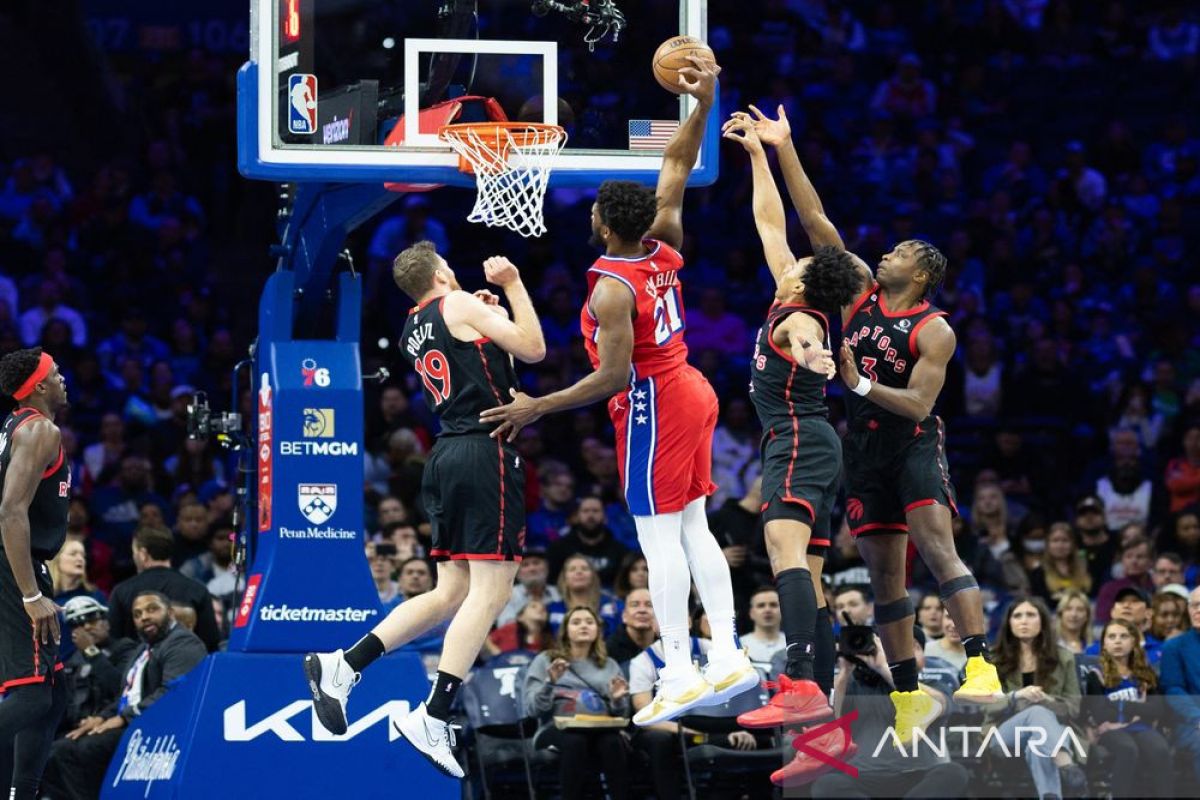 76ers amankan kemenangan kedua atas Nets di playoff NBA