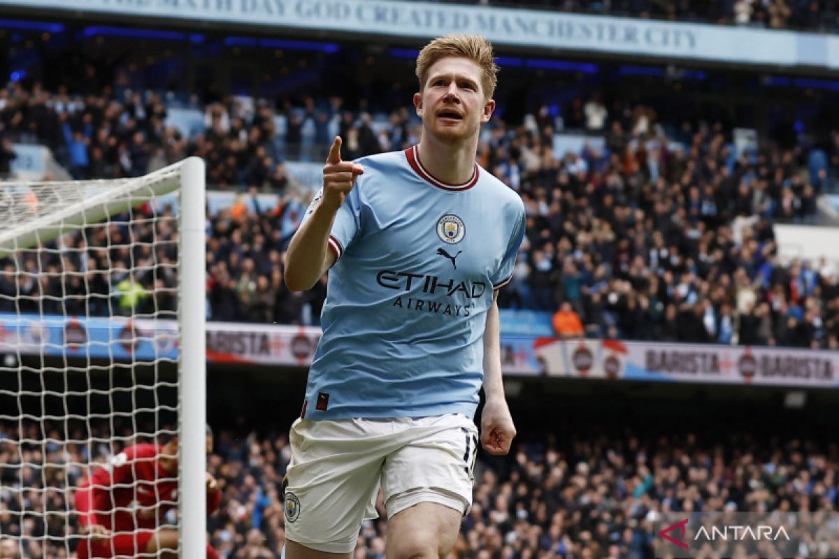 Manchester City libas Liverpool dengan skor 4-1