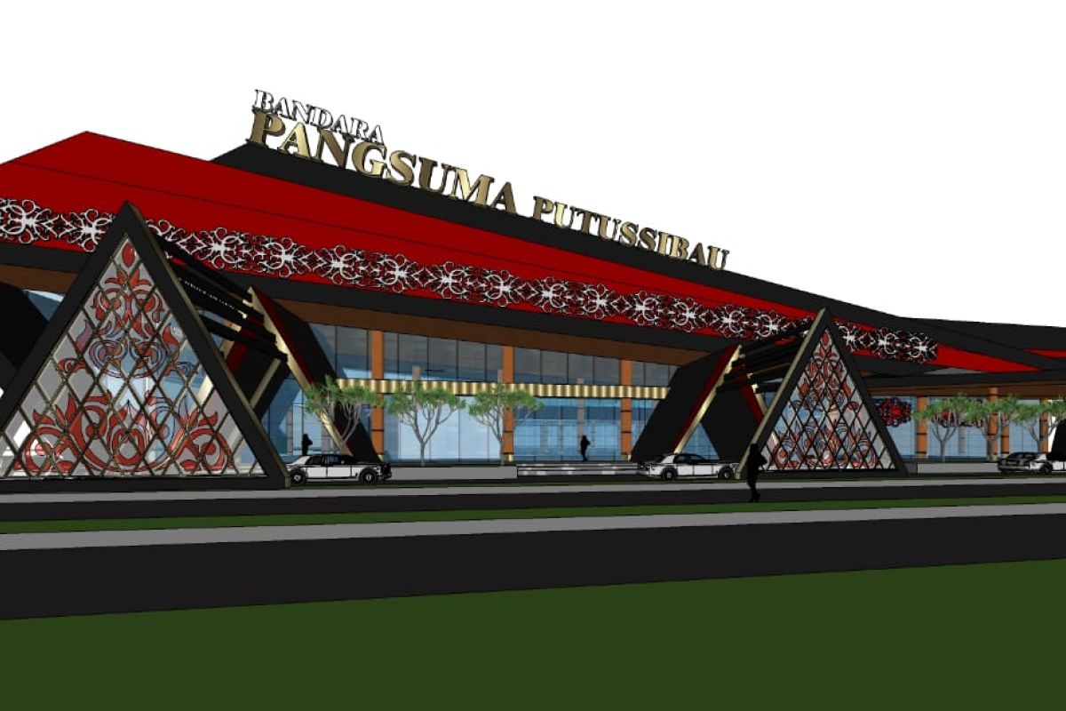 Pembangunan terminal Bandara Pangsuma bernuansa kearifan lokal