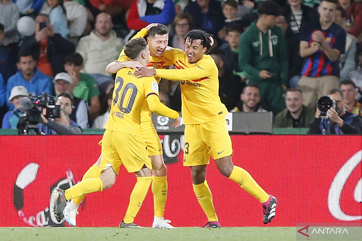 Barcelona libas Elche 4-0, Ansu Fati cetak gol