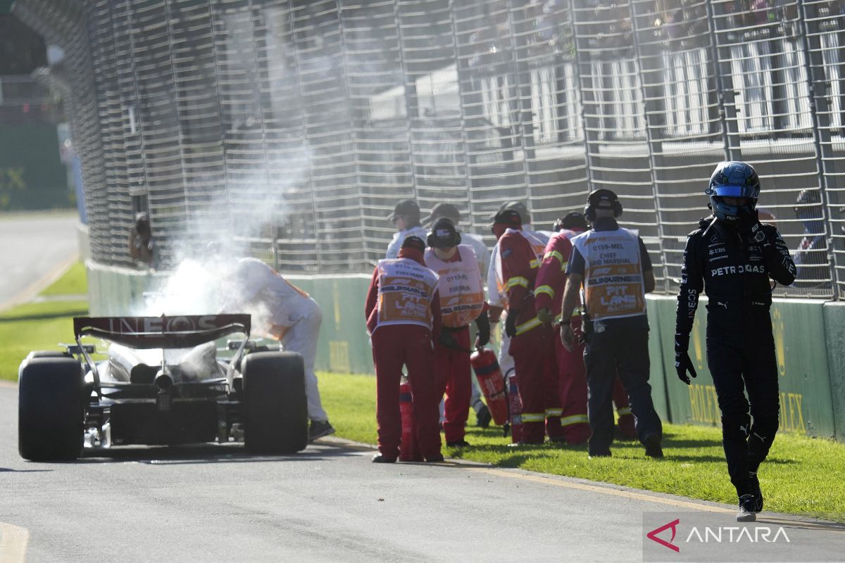 Formula 1: Russell sesalkan insiden kebakaran mesin W14 di GP Australia