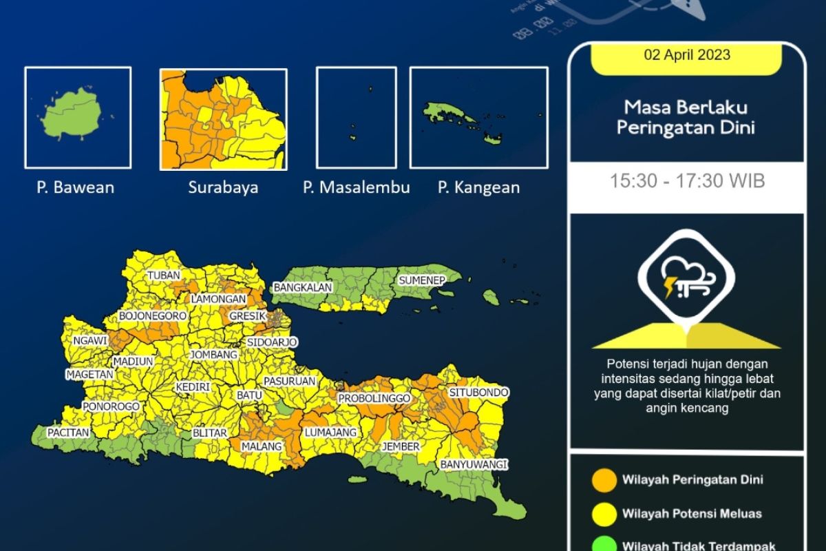 Masyarakat diminta waspadai cuaca ekstrem saat peralihan musim