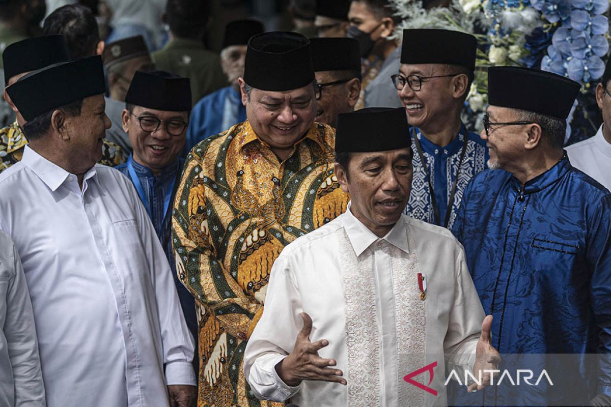 Pertemuan pimpinan parpol cerminkan kuat pengaruh Jokowi