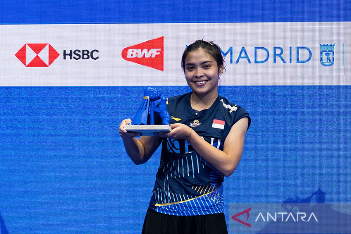 Gregoria raih gelar BWF World Tour perdana di Spain Masters