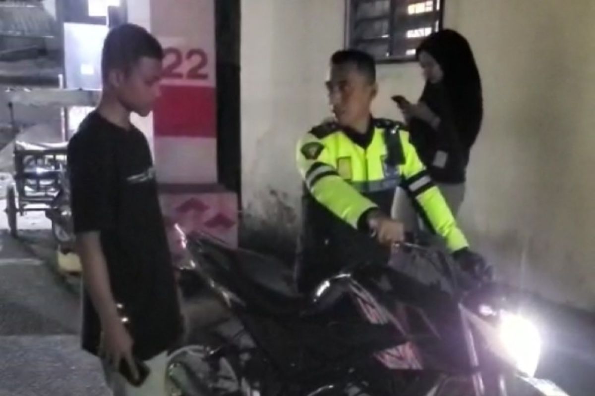 Satlantas Polres Asahan tertibkan kendaraan knalpot brong