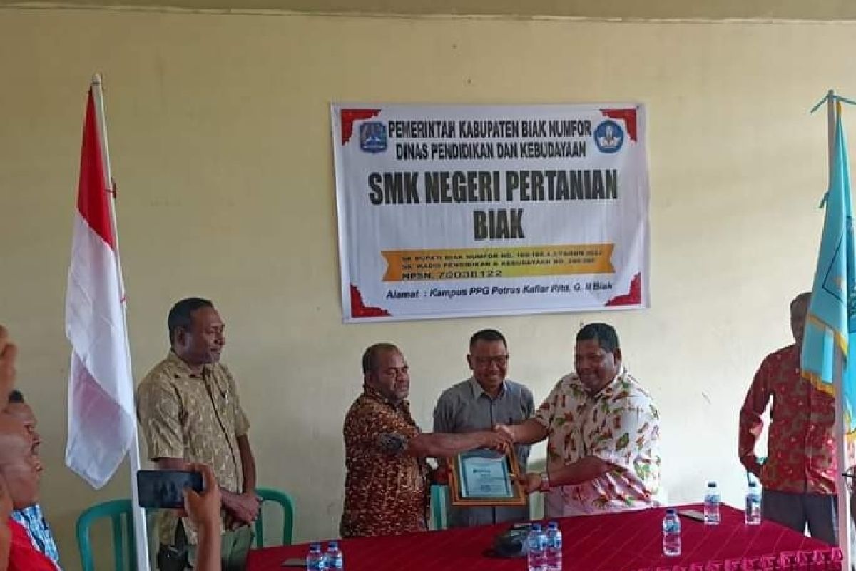 SMKN Pertanian Biak Numfor gratiskan pendaftaran siswa baru