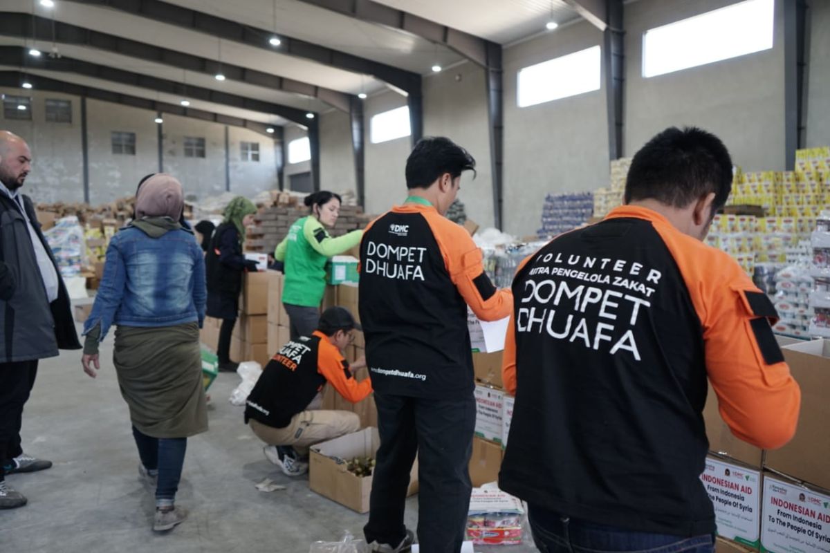 Dompet Dhuafa kirim ribuan bantuan kemanusian di tiga lokasi gempa Suriah