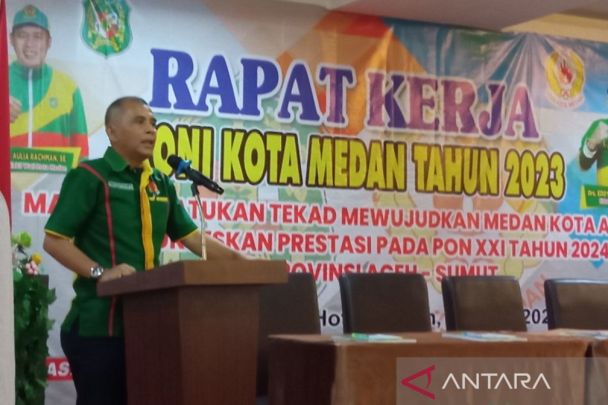 KONI Medan minta pengcab rutin melakukan evaluasi