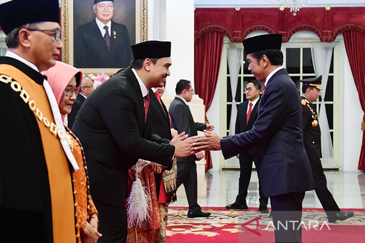 Jokowi beri tiga pesan untuk Dito Ariotedjo