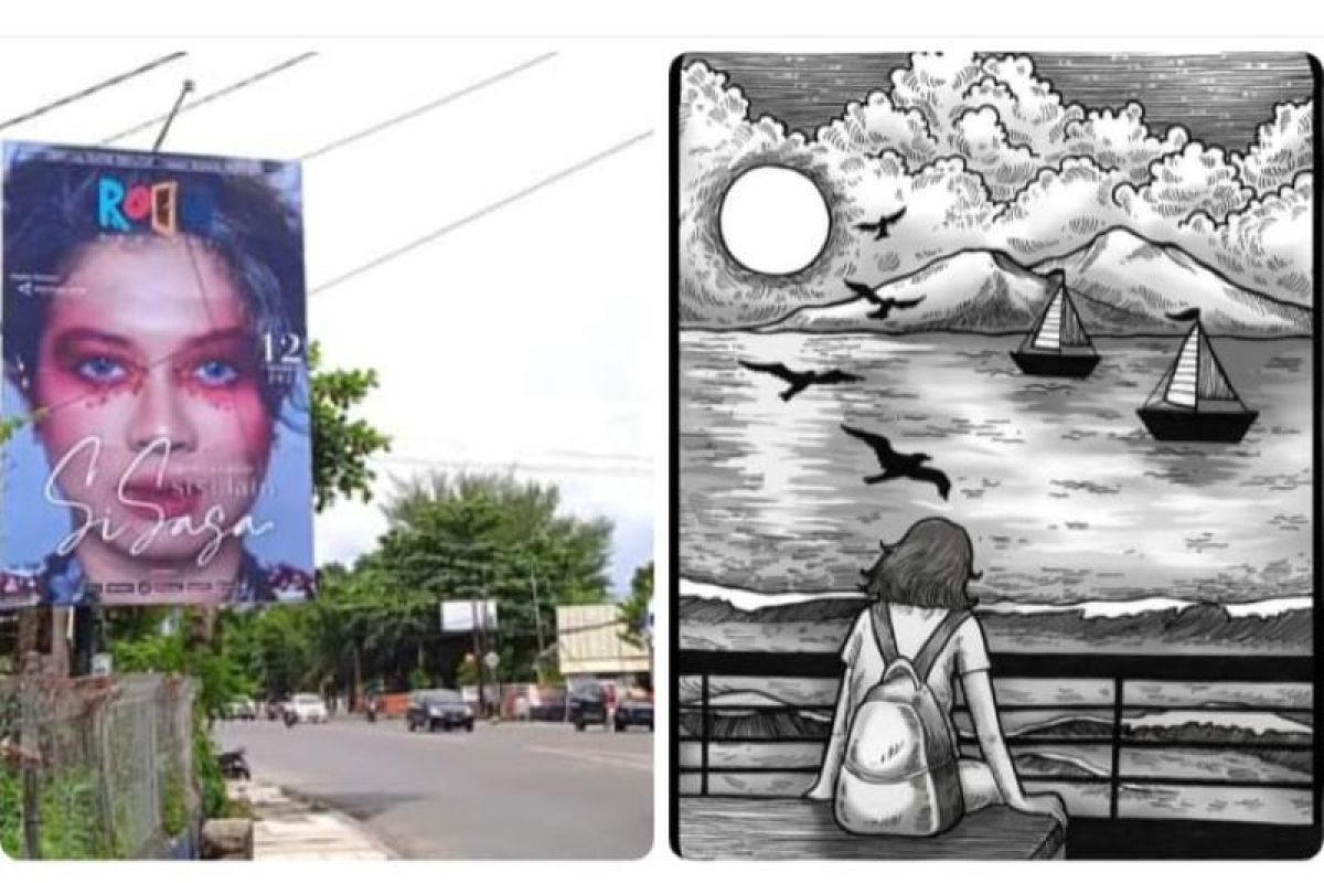 Catatan Ary Juliyant: Antara Ekspresi Sisasa, di lepas Pantai Padang Bai dan Ilustrasi Azzura