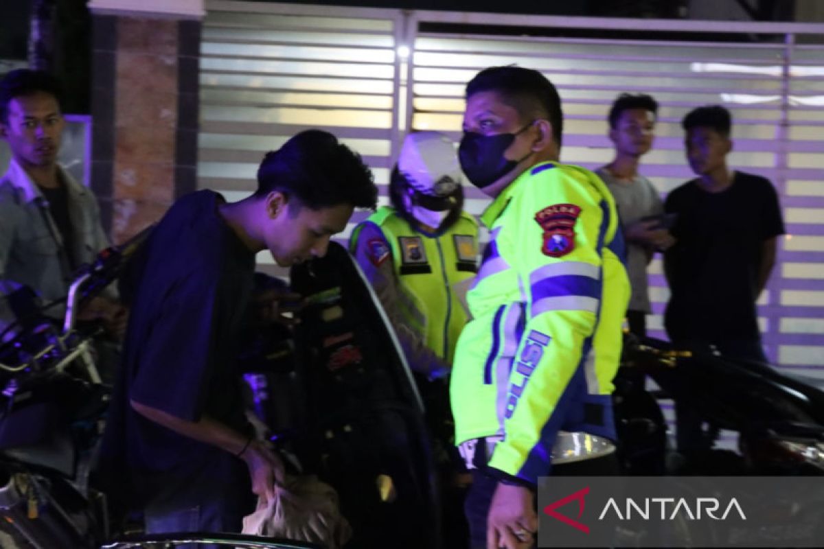 Polisi Pematang Siantar  sita 68 sepeda motor pada 