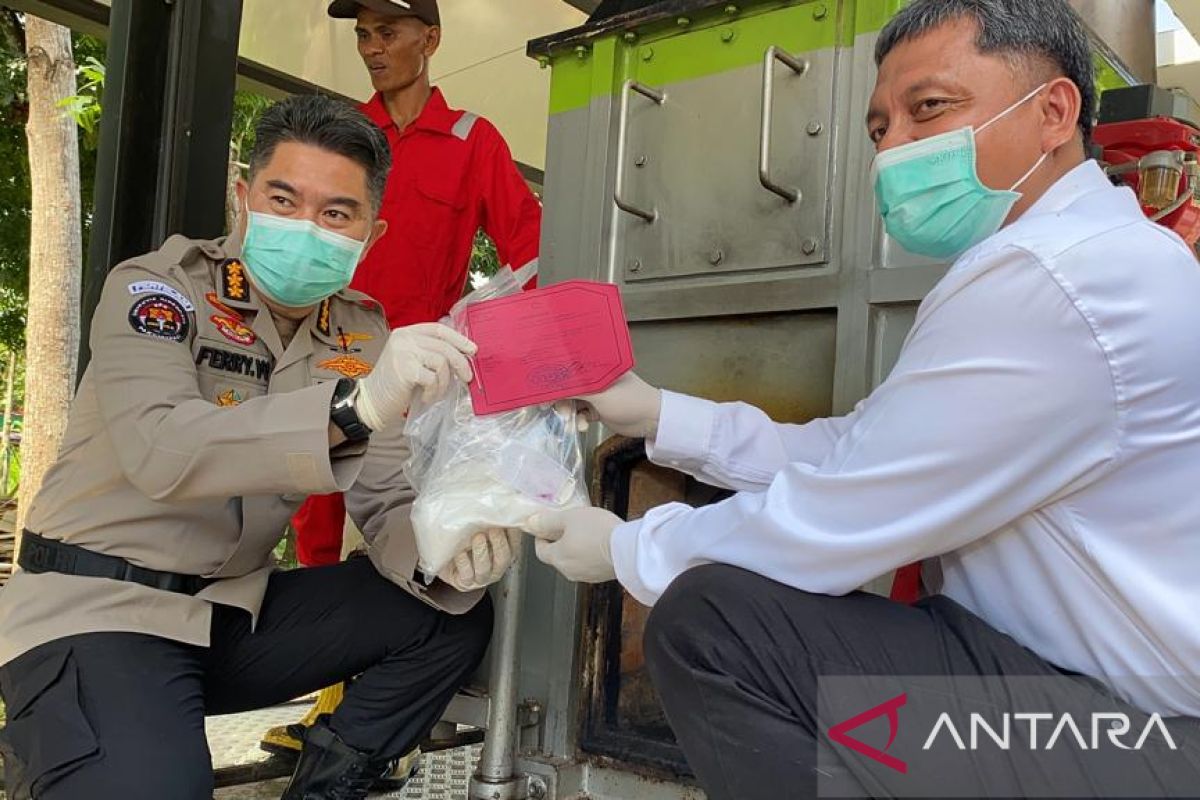 Polda Sulawesi Tenggara musnahkan 2,5 Kg sabu dari 12 tersangka