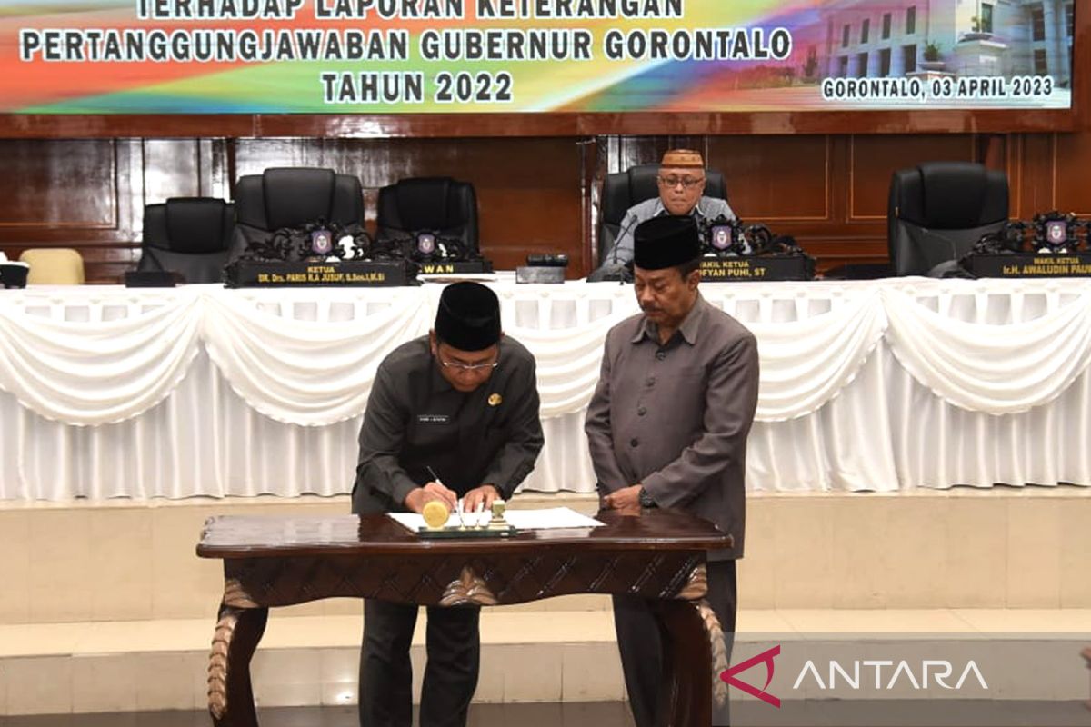 DPRD keluarkan 11 rekomendasi terkait LKPJ Gubernur Gorontalo