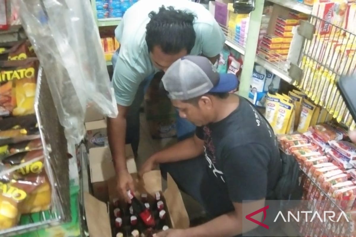 Polres Asahan amankan puluhan botol miras dalam Operasi Pekat Toba