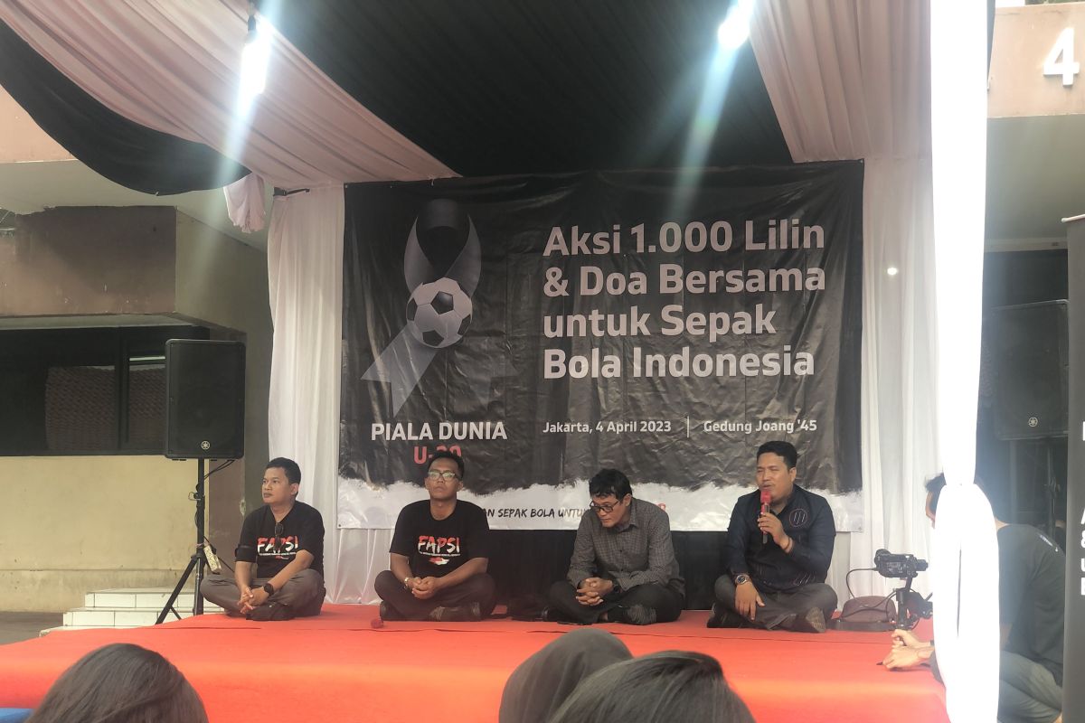 GSR gelar aksi 1000 lilin dan doa bersama untuk sepak bola Indonesia