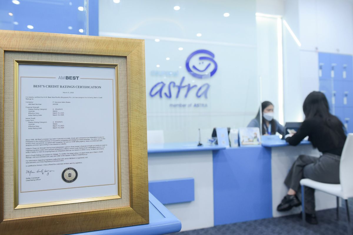 Asuransi Astra peroleh peringkat kredit "Excellent"