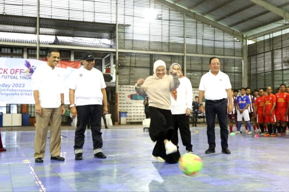Menaker resmikan Liga Futsal Pekerja sambut peringatan May Day 2023