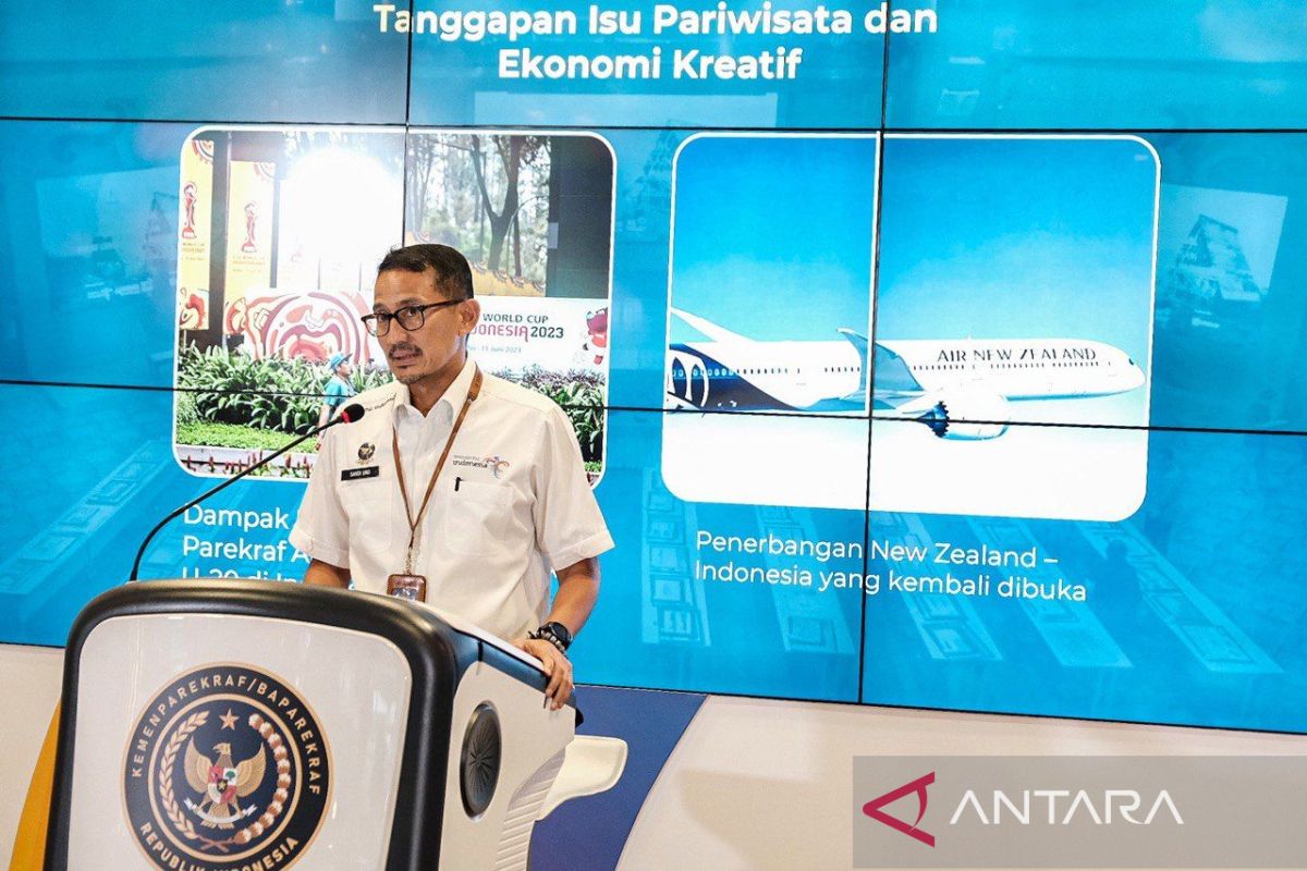 Menparekraf sebut rute penerbangan Selandia Baru-Indonesia kembali dibuka