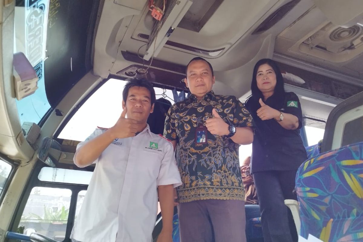 Jelang Lebaran, Jasa Raharja Lakukan Giat CRM DTD di PO Bus Tangerang Pastikan Penumpang Terjamin UU 33