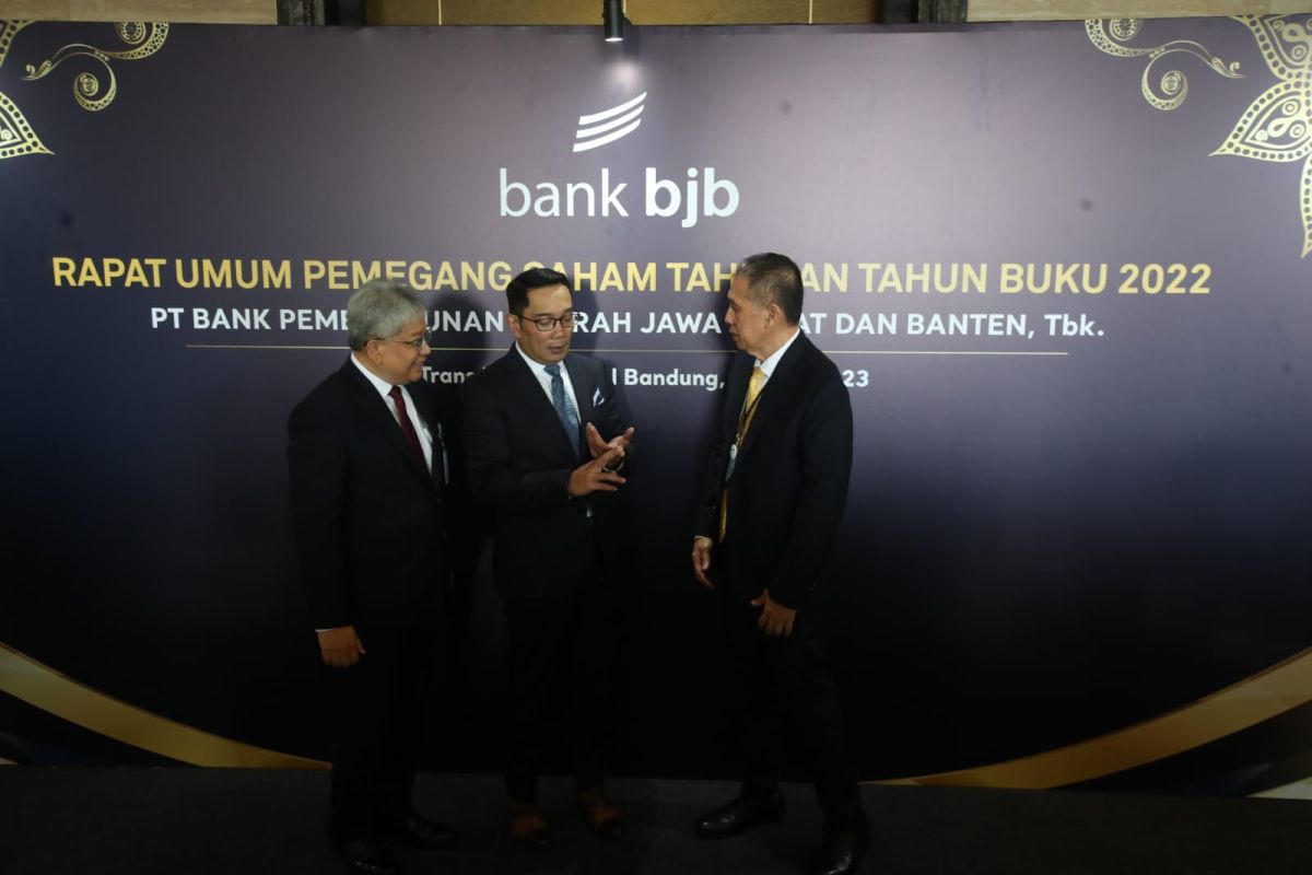 Bank BJB bagikan deviden Rp1,1 triliun dalam RUPST di Kota Bandung