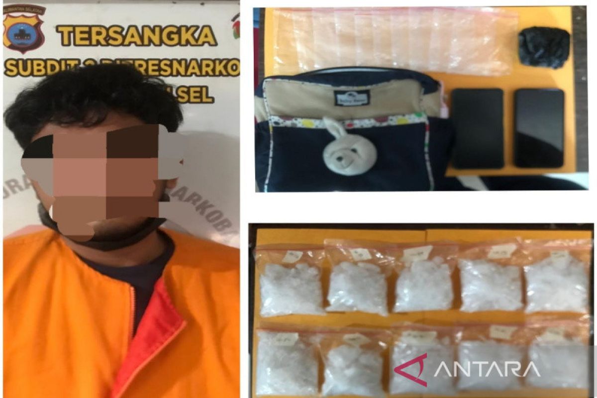 Polda Kalsel tangkap warga Jakarta bawa satu kilogram sabu-sabu ke Banjarmasin
