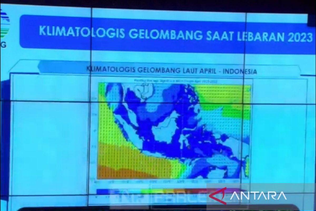 BMKG: Gelombang perairan Indonesia periode Lebaran berkategori rendah