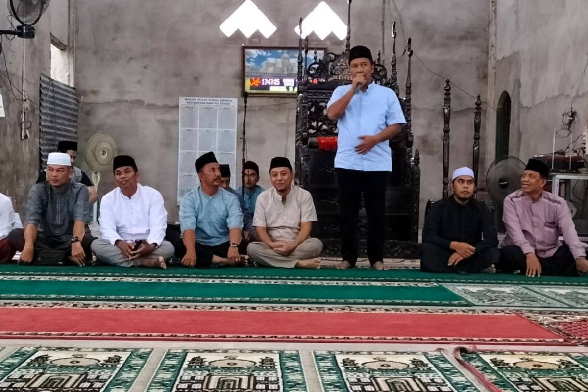 Bupati Tanjabtim safari Ramadhan ke Rantau Rasau