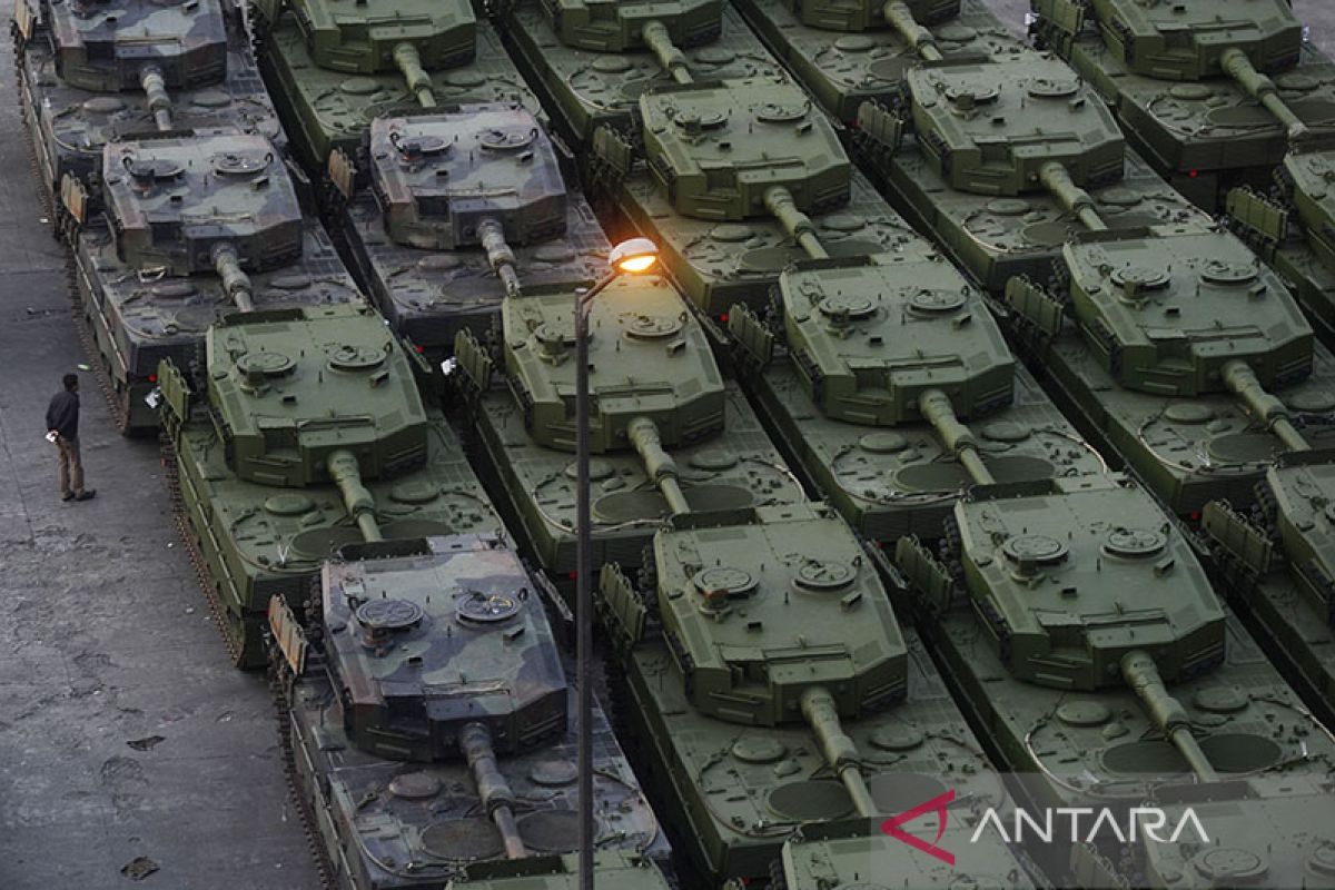Jerman bangun pusat perawatan tank untuk Ukraina di Rumania