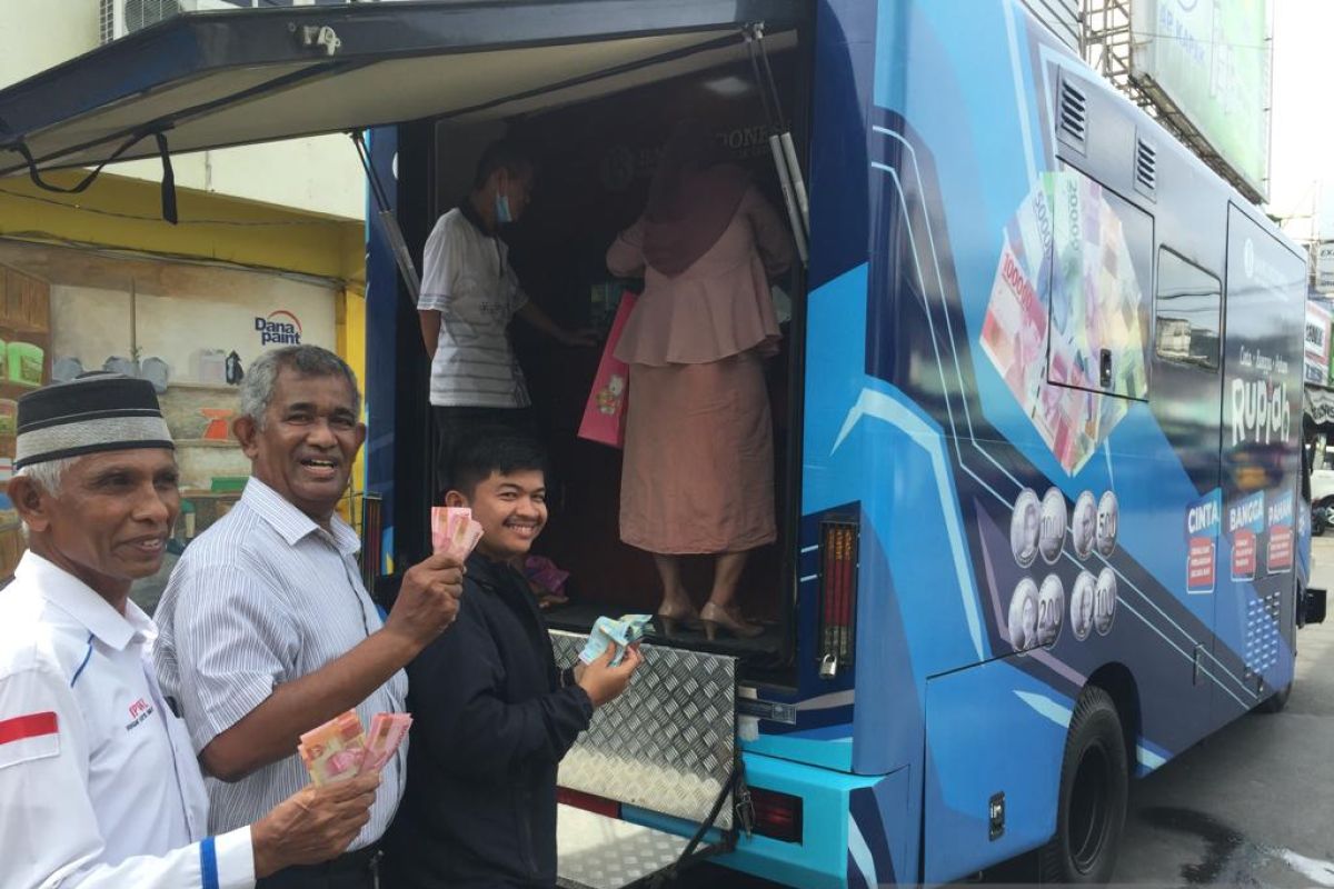 BI: Penukaran uang lewat mobil kas keliling di Aceh Rp4,9 miliar