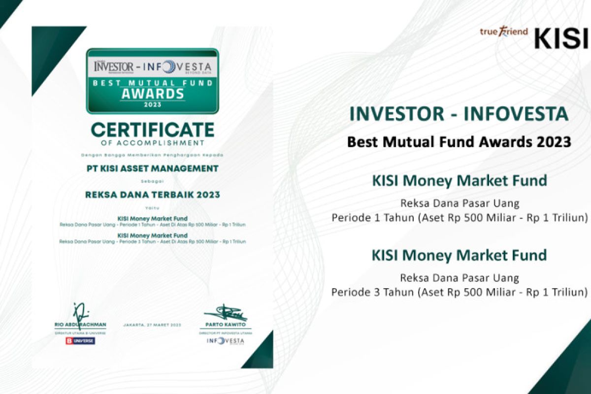 KISI Asset Management raih Best Mutual Fund Award 2023
