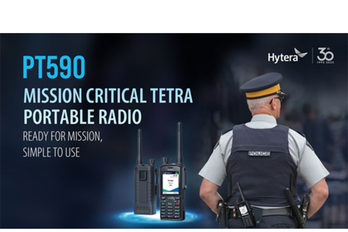 Hytera Launches New Generation TETRA Portable Radio PT590