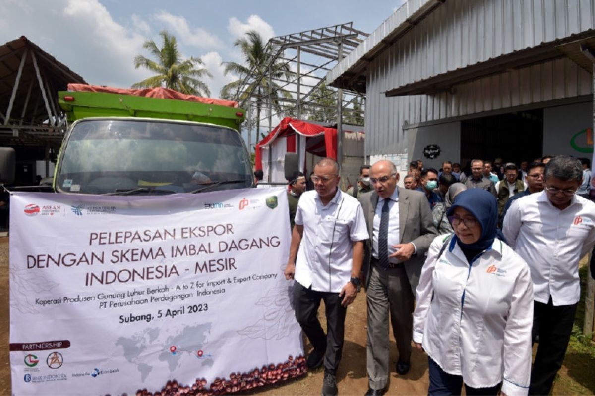 Kemendag lepas ekspor kopi Subang perdana ke negara Mesir